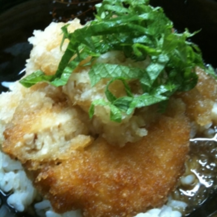 さっぱり＆簡単♪みぞれカツ丼